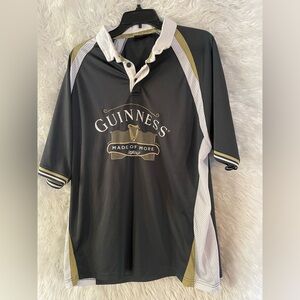 Guinness Men’s “Made Of More” Short Sleeve Rugby Jersey. Size XXL